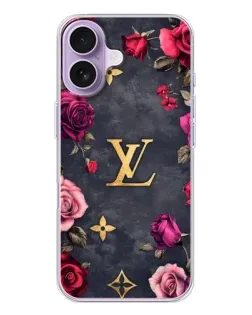 Чохол для iPhone 17 з картинкою «Квітковий Louis Vuitton»