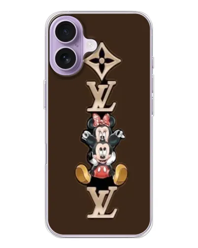 Чохол для iPhone 17 з картинкою «LV та Міккі Маус»