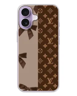 Чохол для iPhone 17 з картинкою «Louis Vuitton — банти»