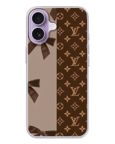Чохол для iPhone 17 з картинкою «Louis Vuitton — банти»