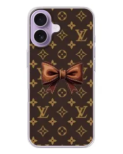 Чохол для iPhone 17 з картинкою «LV з бантом»
