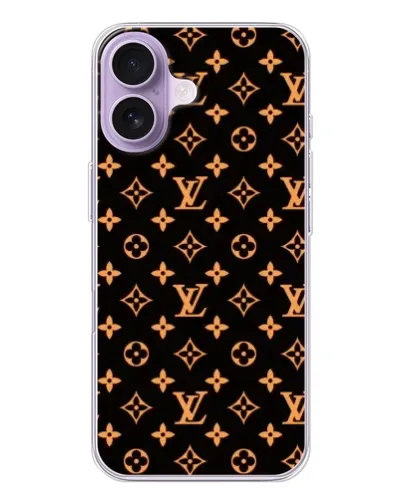 Чохол для iPhone 17 з картинкою «Золота монограма LV»