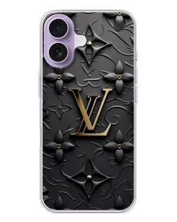 Чохол для iPhone 17 з картинкою «Шкіряна текстура LV»
