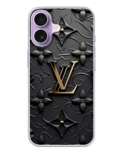 Чохол для iPhone 17 з картинкою «Шкіряна текстура LV»