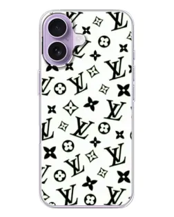 Чохол для iPhone 17 з картинкою «Монохромний хаос LV»