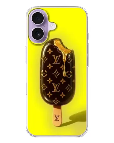 Чохол для iPhone 17 з картинкою «Морозиво від LV»