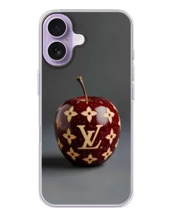 Чохол для iPhone 17 з картинкою «Червоне яблуко LV»