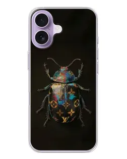Чохол для iPhone 17 з картинкою «LV — мармуровий принт»