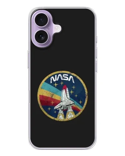 Чохол для iPhone 17 з картинкою «NASA — емблема місії»