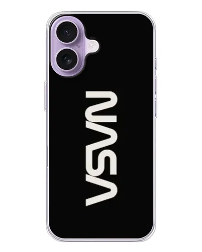 Чохол для iPhone 17 з картинкою «NASA — вертикальний логотип»
