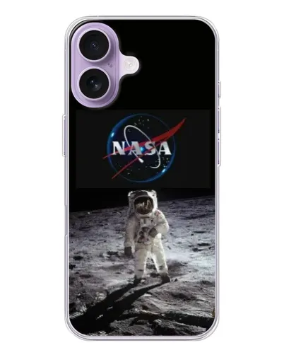Чохол для iPhone 17 з картинкою «Астронавт на Місяці»