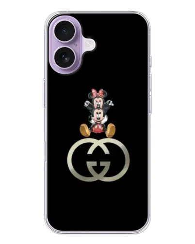 Чохол для iPhone 17 з картинкою «Мінні Маус на лого»