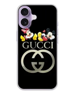 Чохол для iPhone 17 з картинкою «Gucci — герої Disney»