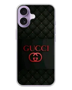 Чохол для iPhone 17 з картинкою «Gucci — стьобаний чорний»