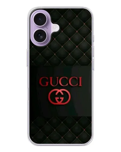 Чохол для iPhone 17 з картинкою «Gucci — стьобаний чорний»