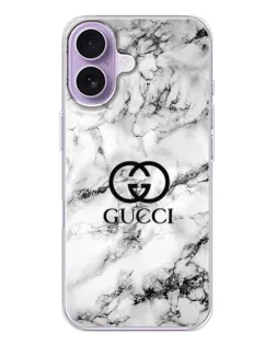 Чохол для iPhone 17 з картинкою «Gucci — мармуровий шик»