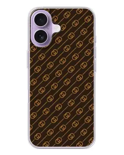 Чохол для iPhone 17 з картинкою «Gucci — золоті діагоналі»