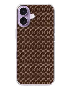Чохол для iPhone 17 з картинкою «Gucci — шоколадна сітка»