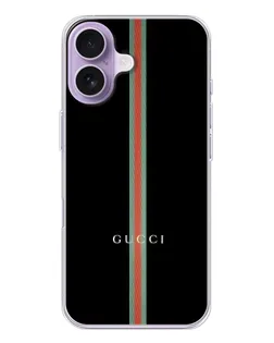 Чохол для iPhone 17 з картинкою «Gucci — строга лінія»