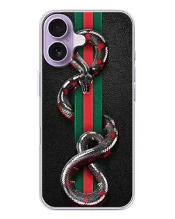 Чохол для iPhone 17 з картинкою «Gucci — змія на смузі»
