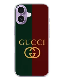 Чохол для iPhone 17 з картинкою «Gucci — темно-зелений градієнт»