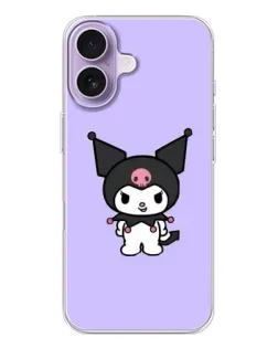 Чохол для iPhone 17 з картинкою «Kuromi — ніжний фіолетовий»