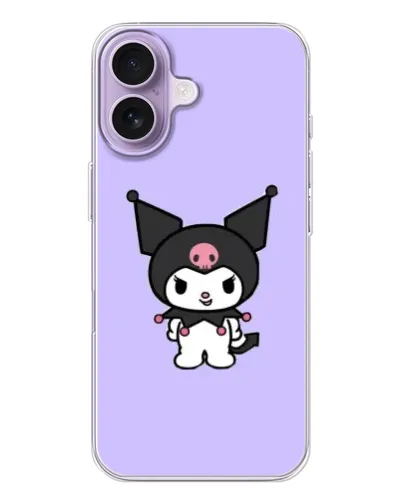 Чохол для iPhone 17 з картинкою «Kuromi — ніжний фіолетовий»