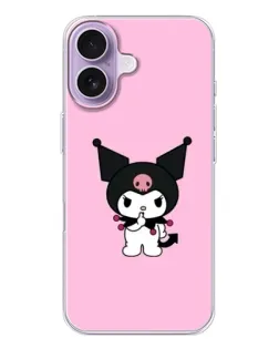 Чохол для iPhone 17 з картинкою «Kuromi — рожева ніжність»