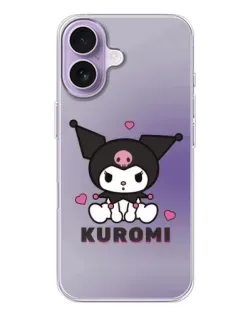 Чохол для iPhone 17 з картинкою «Kuromi — фіолетовий арт»