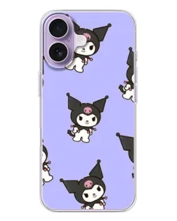 Чохол для iPhone 17 з картинкою «Паттерн з Kuromi»