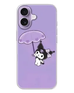 Чохол для iPhone 17 з картинкою «Kuromi з парасолькою»