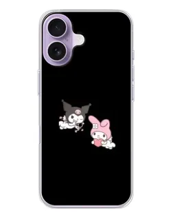 Чохол для iPhone 17 з картинкою «My Melody та Kuromi»