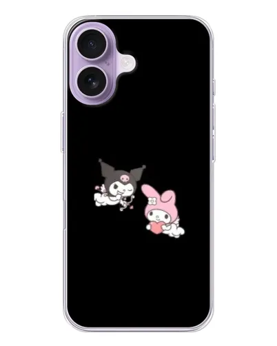 Чохол для iPhone 17 з картинкою «My Melody та Kuromi»