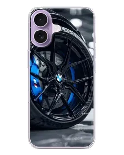 Чохол для iPhone 17 з картинкою «Колесо BMW зблизька»