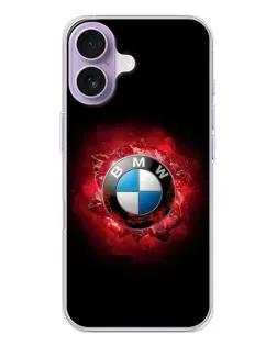 Чохол для iPhone 17 з картинкою «Логотип BMW — спалах»