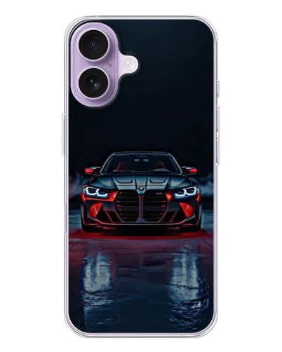 Чохол для iPhone 17 з картинкою «BMW на мокрій дорозі»