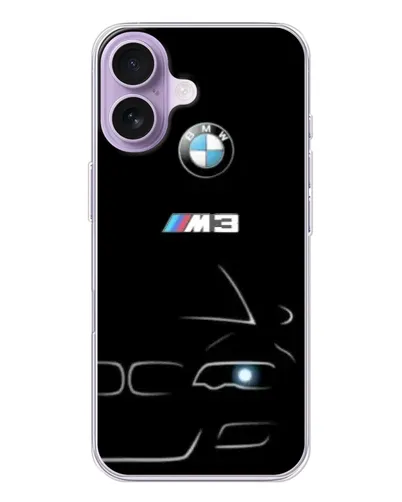 Чохол для iPhone 17 з картинкою «Мінімалістичний принт BMW M3»
