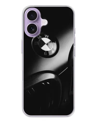 Чохол для iPhone 17 з картинкою «Емблема BMW — макро»