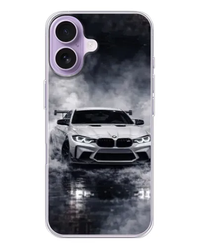 Чохол для iPhone 17 з картинкою «BMW крізь туман»