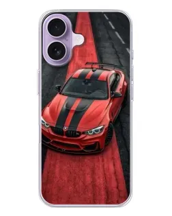Чохол для iPhone 17 з картинкою «BMW на червоній доріжці»