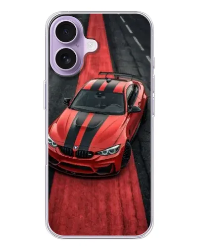 Чохол для iPhone 17 з картинкою «BMW на червоній доріжці»
