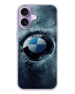 Чохол для iPhone 17 з картинкою «Логотип BMW — лід»