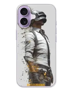 Чохол для iPhone 17 з картинкою «PUBG — боєць у пилу»