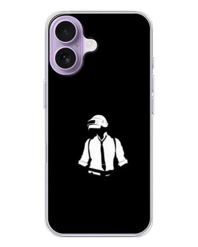 Чохол для iPhone 17 з картинкою «PUBG — білий шолом»