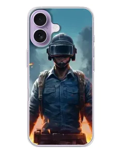 Чохол для iPhone 17 з картинкою «PUBG — реалістичний герой»