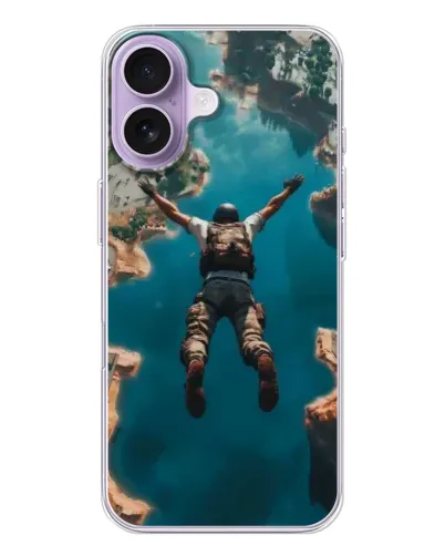 Чохол для iPhone 17 з картинкою «PUBG — вільне падіння»
