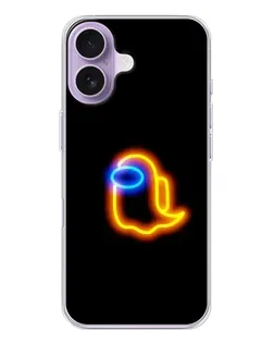 Чохол для iPhone 17 з картинкою «Among Us неонове сяйво»