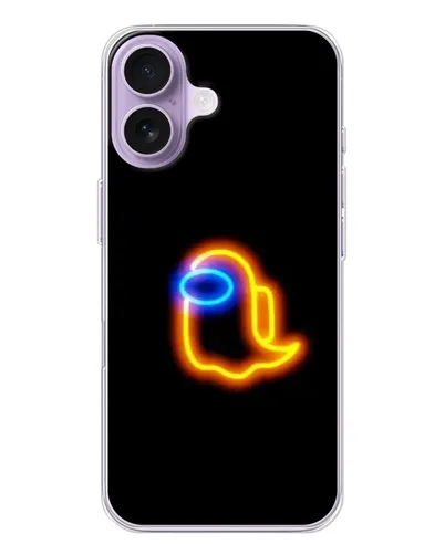 Чохол для iPhone 17 з картинкою «Among Us неонове сяйво»