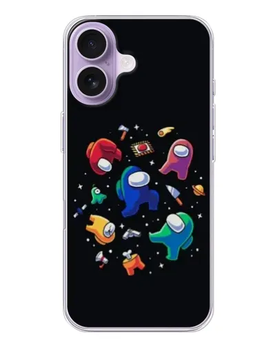 Чохол для iPhone 17 з картинкою «Among Us космос»