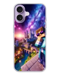 Чохол для iPhone 17 з картинкою «Стів та космос»